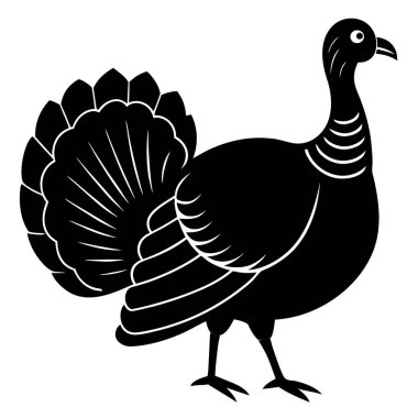 hindi simgesi, siyah monokrom tarzı