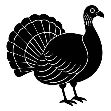 Basit bir hindi ikonu.