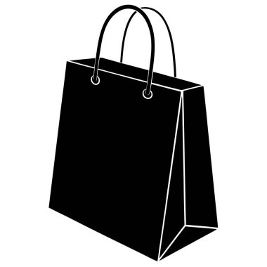 çanta simgesi vektör illüstrasyonu