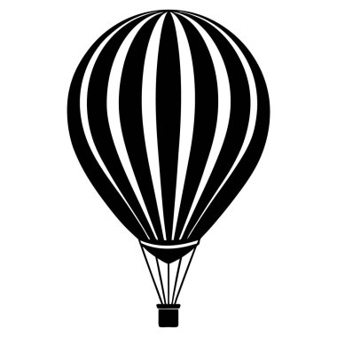 hava balonu vektör illüstrasyonu