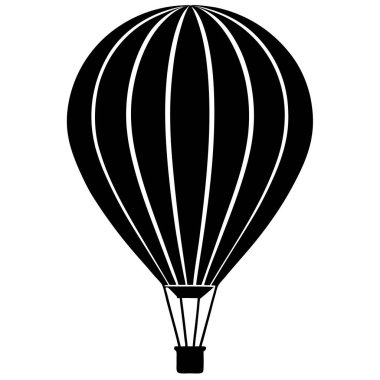 balon hava taşıma simgesi, basit biçim