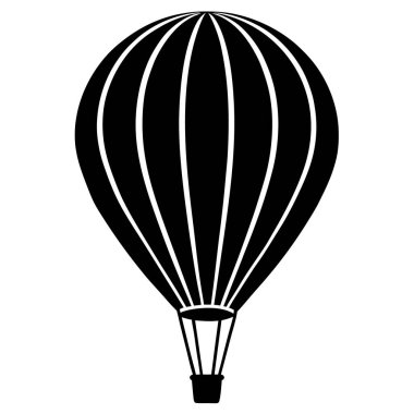 vektör sıcak hava balonu simgesi