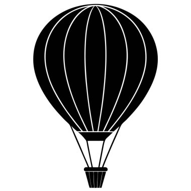 basit biçim izole vektör illüstrasyonunda balon simgesi.