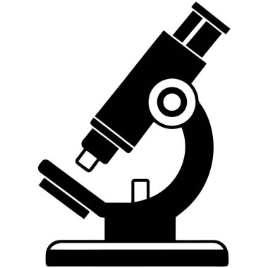 mikroskop ve mikroskop simgesi