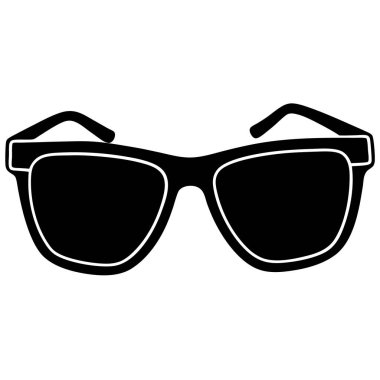 güneş gözlüğü ikonu vektör illüstrasyonu
