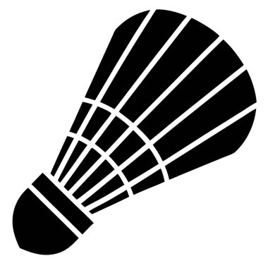 Mekik siki simgesi. Mekik horozu vektör simgesi tasarımının basit illüstrasyonu