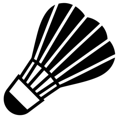 Mekik siki simgesi. Mekik horozu vektör simgesi tasarımının basit illüstrasyonu