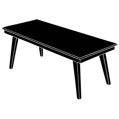 Siyah simgesi olan tablo