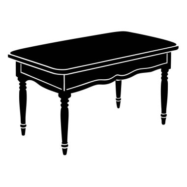 Masa mobilyası olan masa.