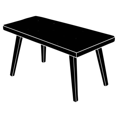 Siyah ve beyaz renkli bir tablo