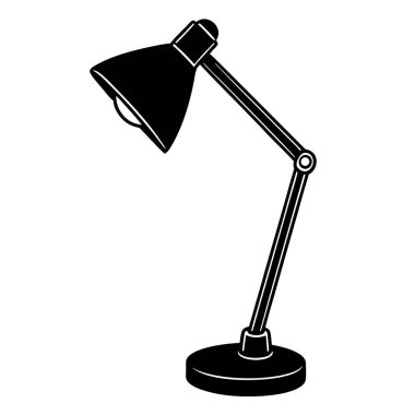 Lamba ikonu. Web tasarımı için lamba vektör simgesinin basit bir çizimi. beyaz arkaplanda izole