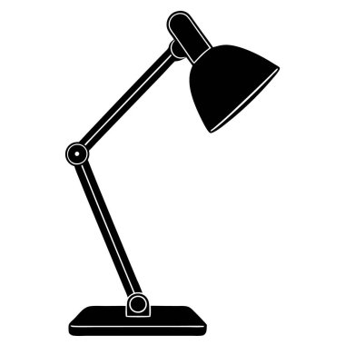 Lamba ikonu. Web tasarımı için lamba vektör simgesinin basit çizimi