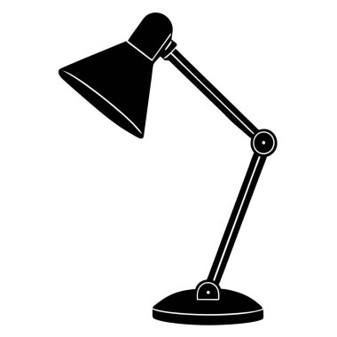 Lamba ikonu. Web için aydınlatma vektör simgesinin basit illüstrasyonu