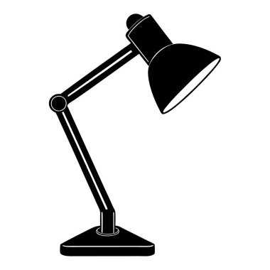 masa lambası izole simge tasarımı, vektör illüstrasyon grafiği