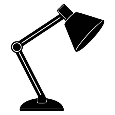 Beyaz arka plan üzerinde izole office lamba