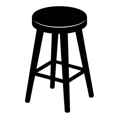 Dışkı düz vektör simgesi