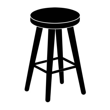 Masa simgesi. vektör illüstrasyonu.