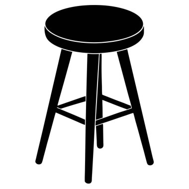 Tablo simgesini, basit siyah stil