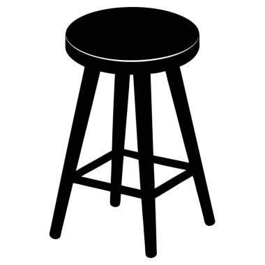 Dışkı simgesi, siyah monokrom biçimi