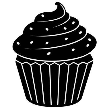 Cupcake simgesi, basit tarzı