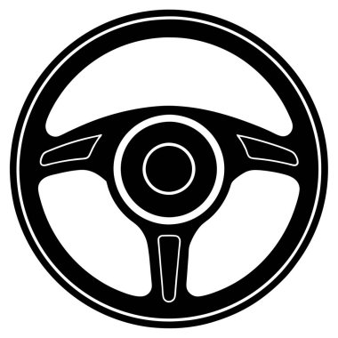 Direksiyon simgesi, basit vektör illüstrasyonu