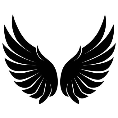 kanat logo vektör illüstrasyonu