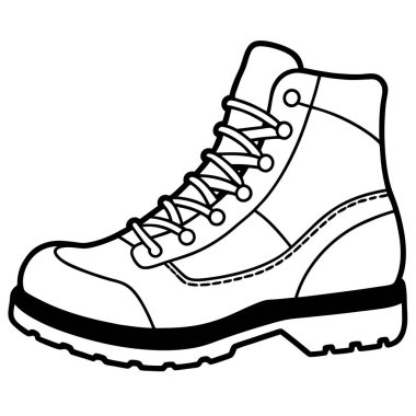 Bir çift ayakkabının vektör çizimi