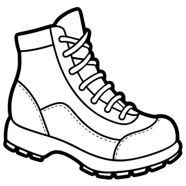 siyah ve beyaz çizme boyama sayfası