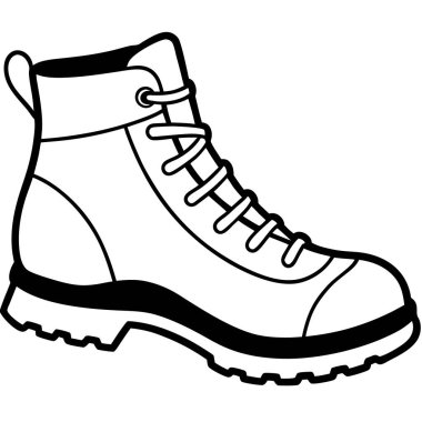 Çizmeler ve çizmeler, ayakkabıların vektör çizimi