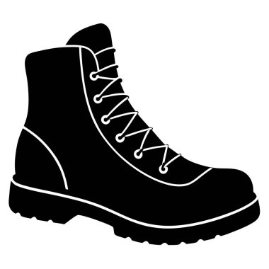 Beyaz arkaplanda siyah spor ayakkabılar.