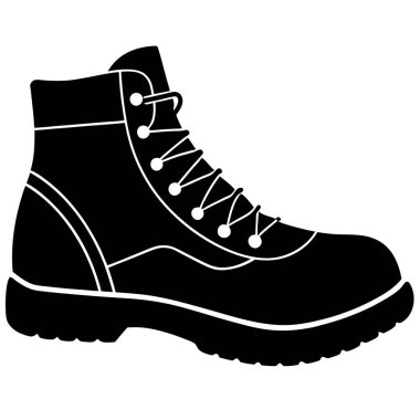 siyah siluet çift çizme