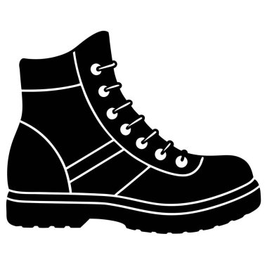 Siyah-beyaz çizgili siyah ayakkabılar.