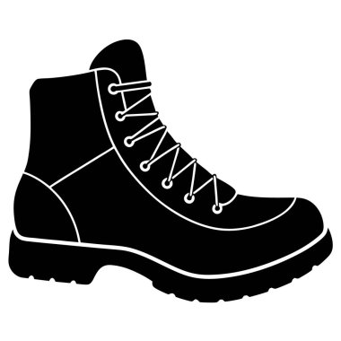 beyaz çizmeli siyah siluet