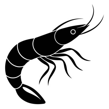 Karadeniz ıstakoz ikonu. Web tasarımı için deniz ıstakozu vektör simgesinin basit bir çizimi