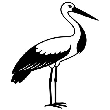 Bir kuşun vektör çizimi