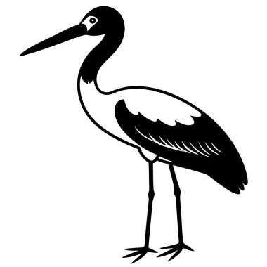 Leylek kuş simgesi resmi