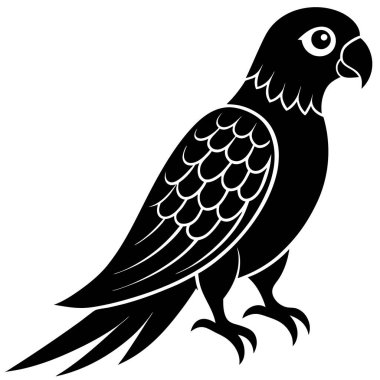 Bir kuşun vektör çizimi