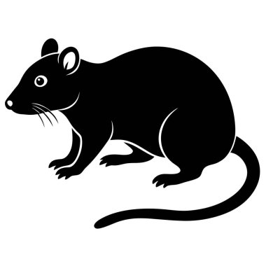 fare çizgi film vektör çizim.