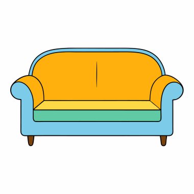 Renkli koltuk vektör sanatı