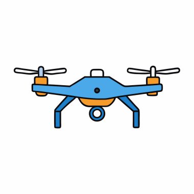 El yapımı drone vektör sanat tasarımı