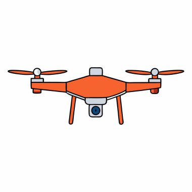 El yapımı drone vektör sanat tasarımı
