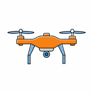 El yapımı drone ikon vektör sanatı