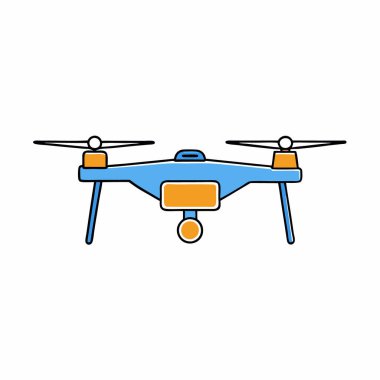 El yapımı drone ikon vektör sanatı