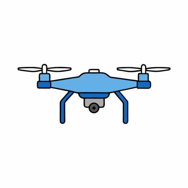 El yapımı drone ikon vektör sanatı