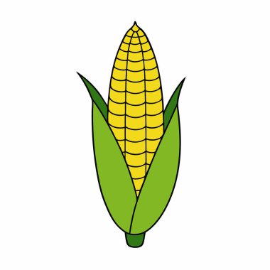 El çizimi mısır sanatı silueti vektörü izole