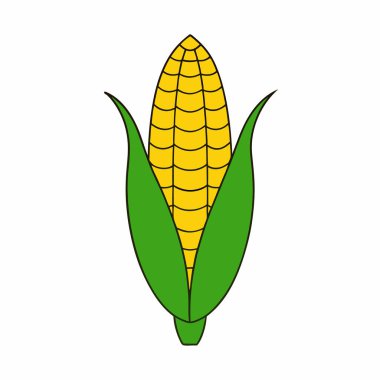 El çizimi mısır sanatı silueti vektörü izole