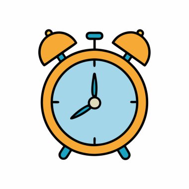 Kalan saat Vektör Sanat Tasarımı