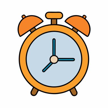 Kalan saat Vektör Sanat Tasarımı