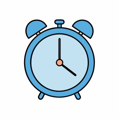 Alarm Saat Vektör Sanat Tasarımı