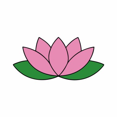 Lotus Çiçeği Vektör Sanatı